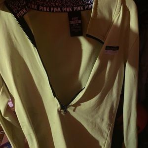 PINK half zipper jacket